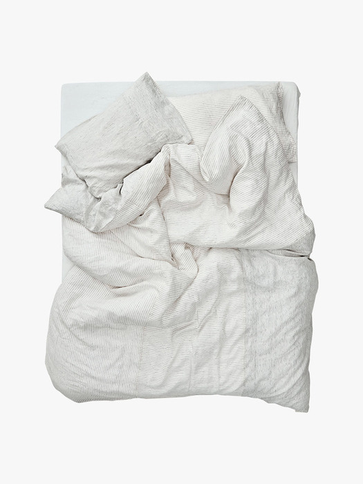 [단독] Field duvet cover - white
