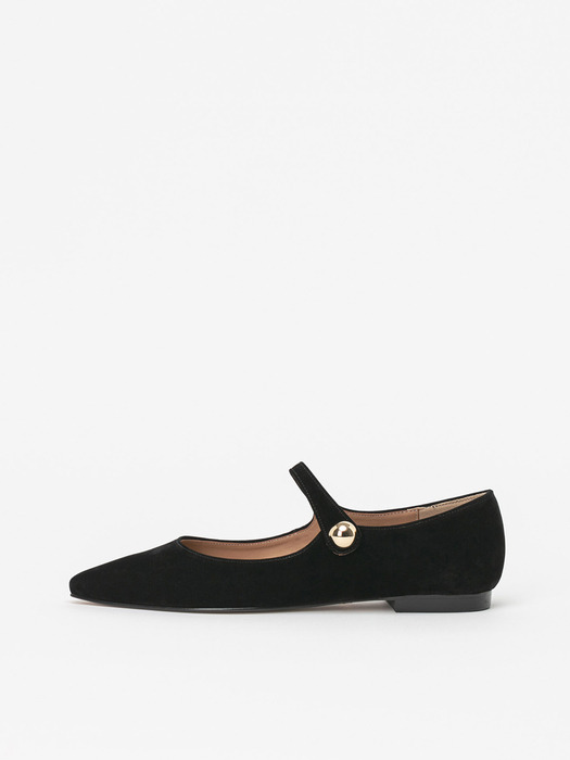 Loire Velvet Maryjane Flat Shoes_2 colors