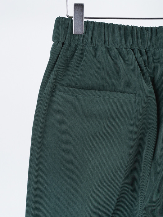 STRAIGHT FIT CORDUROY PANTS_GREEN