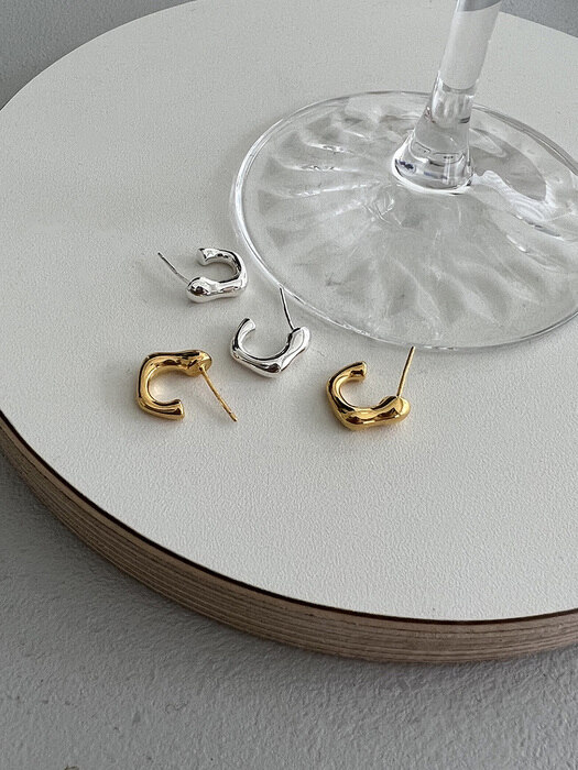 [925silver] Free earring (2color)
