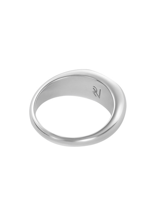 [Silver 925] flat-carving ring Ⅰ