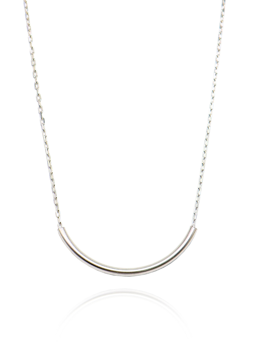 U Line Silver Necklace In388 [Silver]