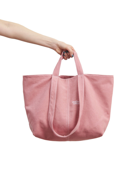 Reversible stitch bag_Indie Pink