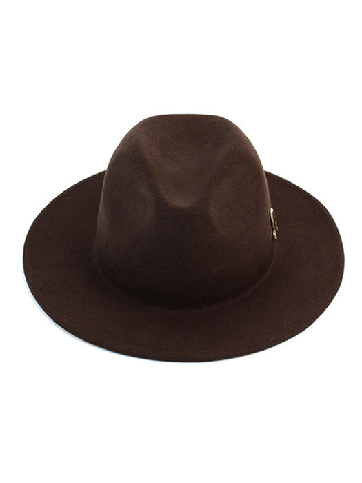 Basic Brown Wool Fedora 울페도라