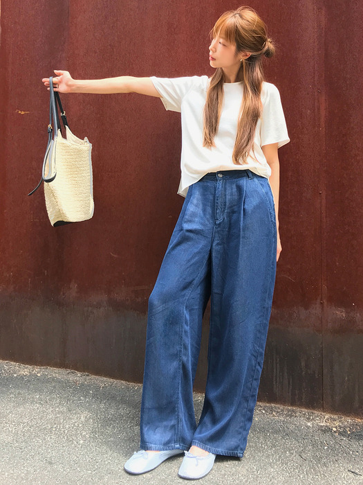 Mid-rise Wide Pants_3color