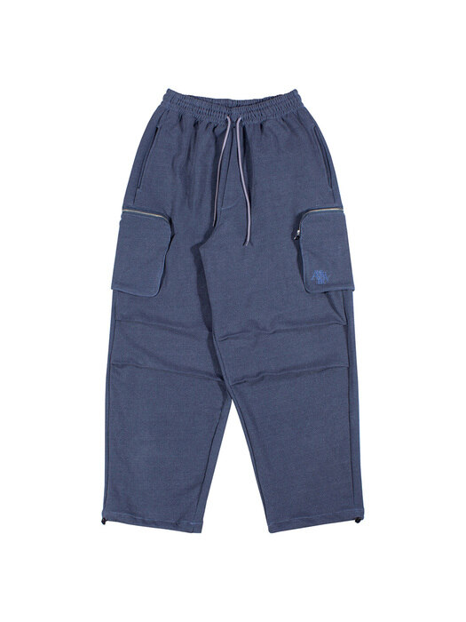 PIGMENT WASHING STRING CARGO PANTS_Pink, Blue