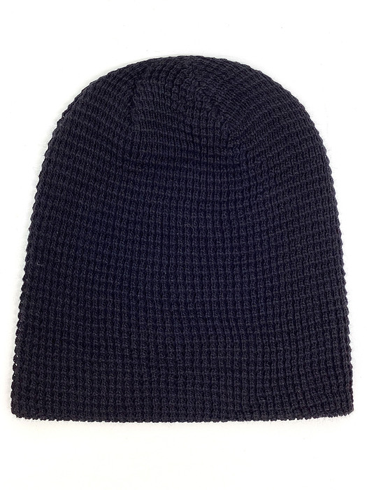 Ribbon Summer Knit Beanie [Black]