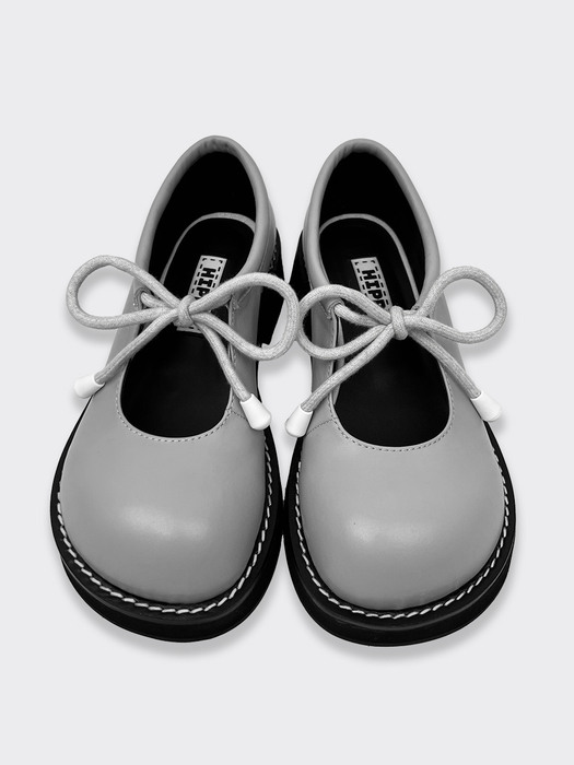 Ribbon Shoes l Women.grey