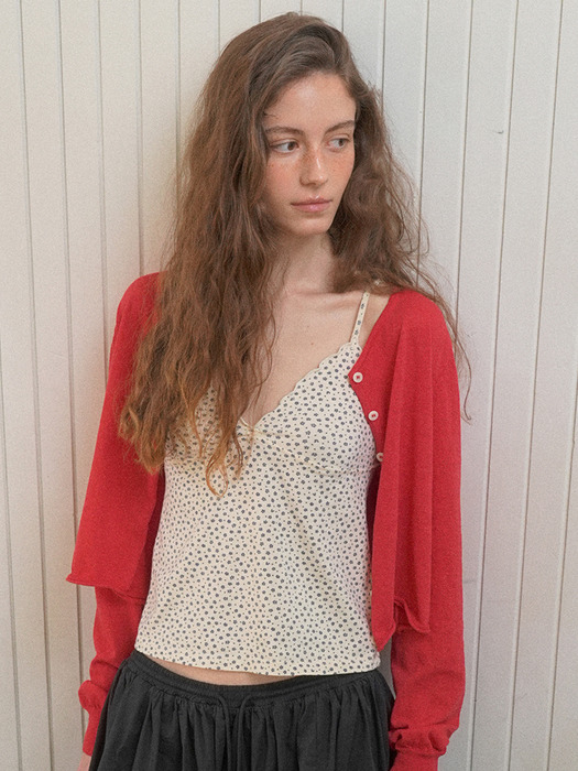 [NEW COLOR][6color] 137 linen knit cardigan