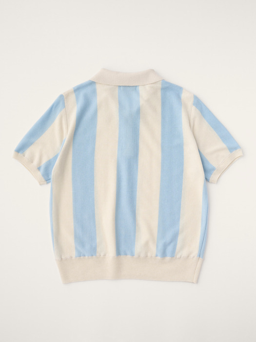 Napoli Stripe Knit (Baby Blue)
