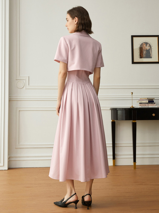 YY_Classic simple long dress_PINK