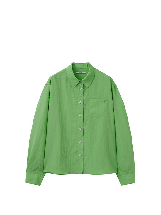 Viscos Silky Shirt / Green
