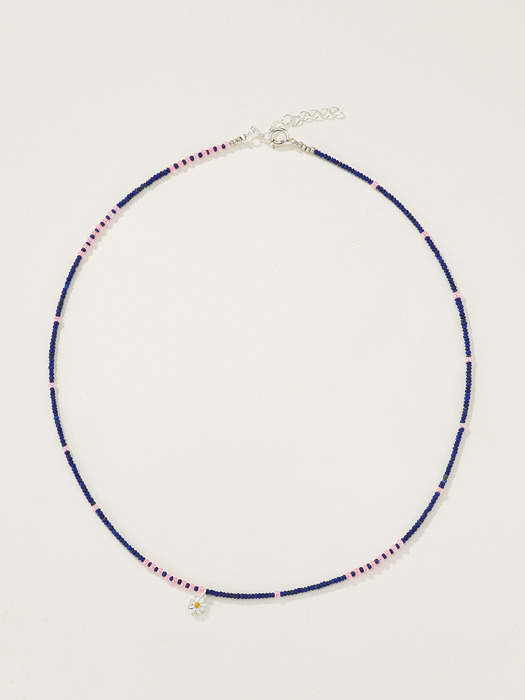 925 Lapis Pink Point Necklace