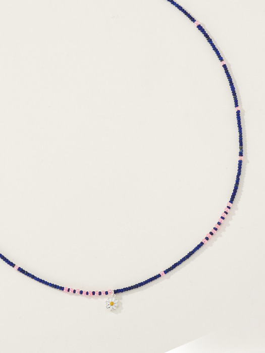 925 Lapis Pink Point Necklace