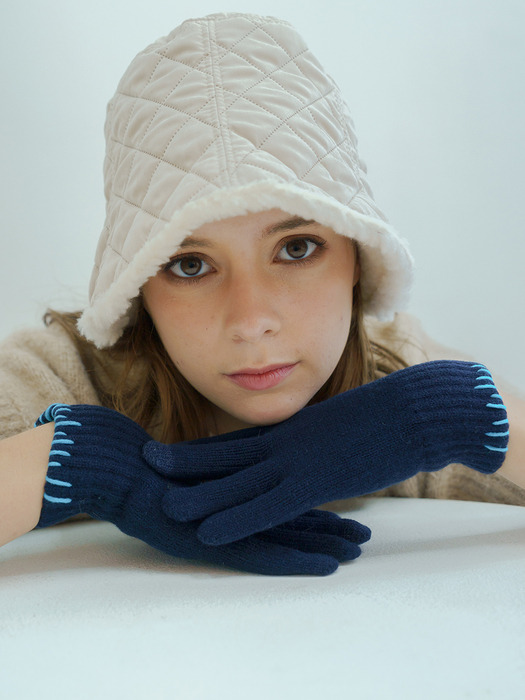 stich touch finger gloves 5colors