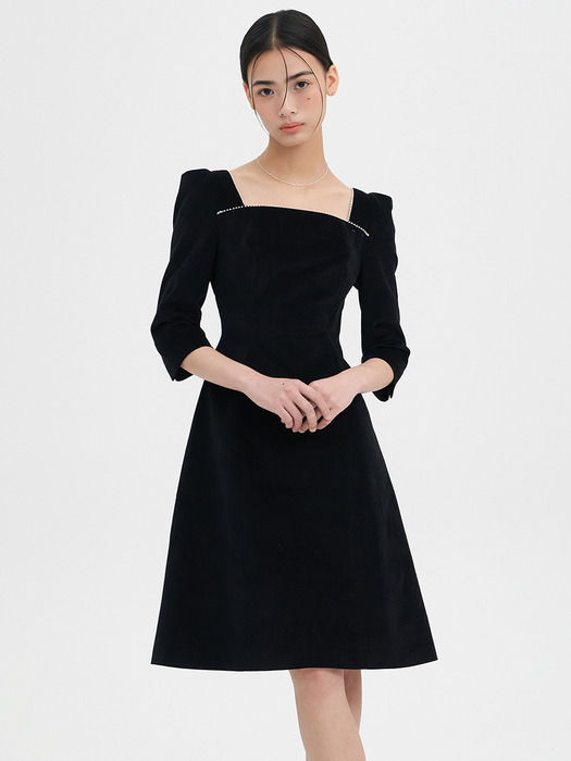 Giverny Velvet Dress