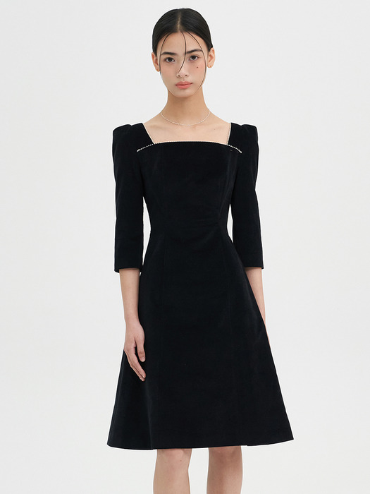 Giverny Velvet Dress