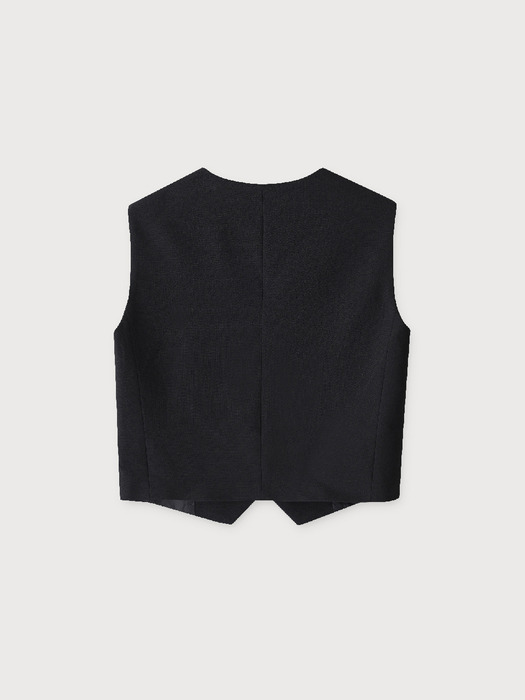 corn vest_black