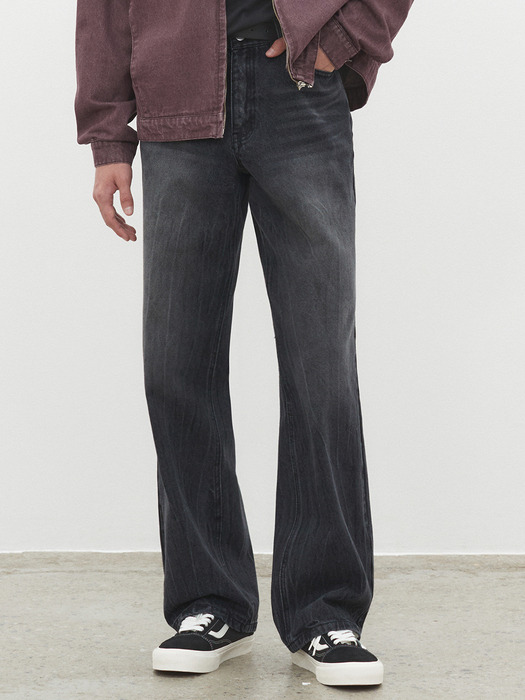 Dawn Semi Wide Jeans DCPT002CRBlack2