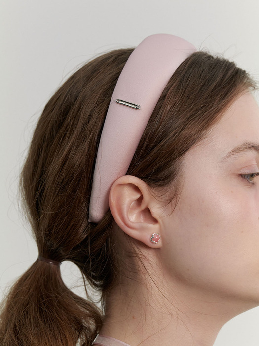 Essential Satin Padding Headband L (L241MHA030)