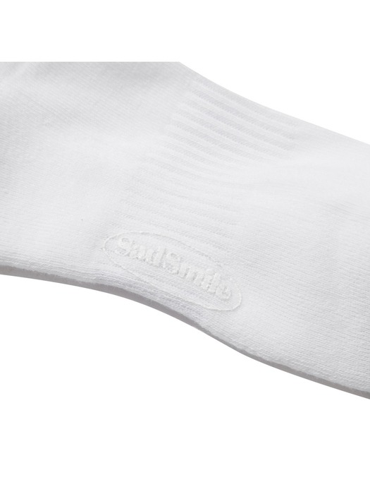 sadsmile logo sports socks_CRLAX24111WHX