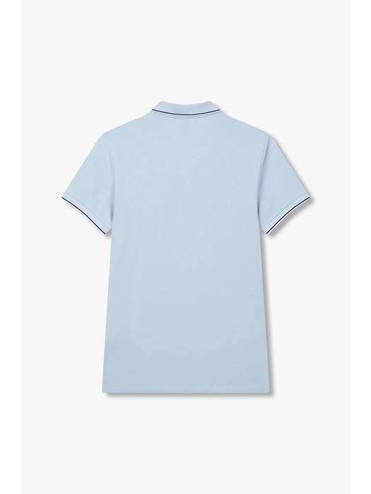 AX 남성 로고 플래킷 폴로 셔츠(A414131037)라이트 블루