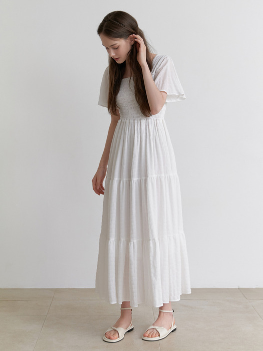 Apple tart dress (white)