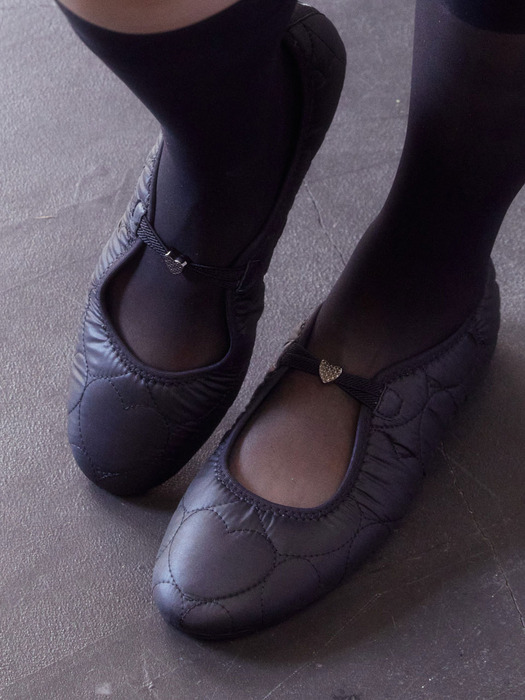 카멜레 위드하트 플랫  1cm (3colors)