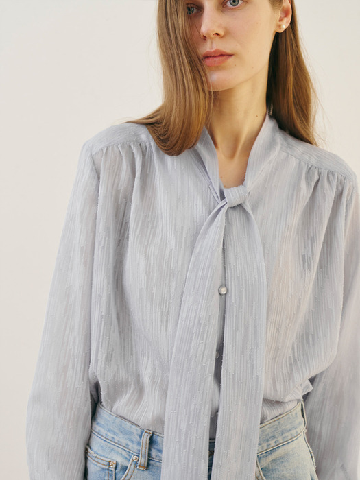 [New Color] Tie Blouse_3color