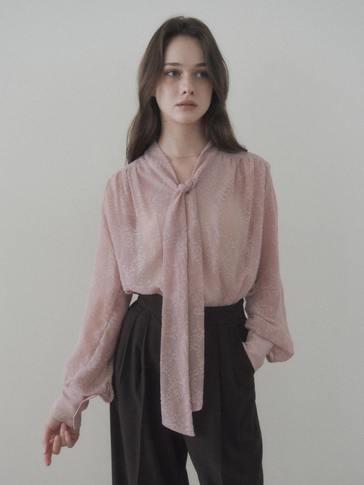 [New Color] Tie Blouse_5color