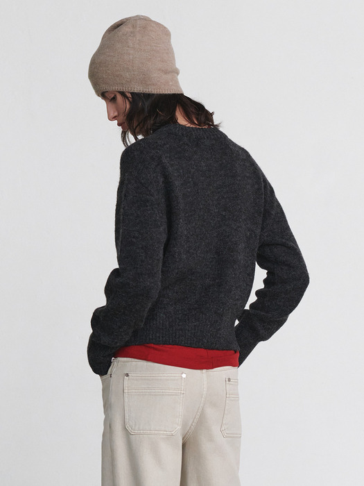 Wool Blended Knit Pullover SK4WP951_2color