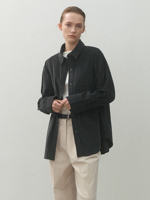 ESSENTIAL CORDUROY SHIRT(BL-4283)