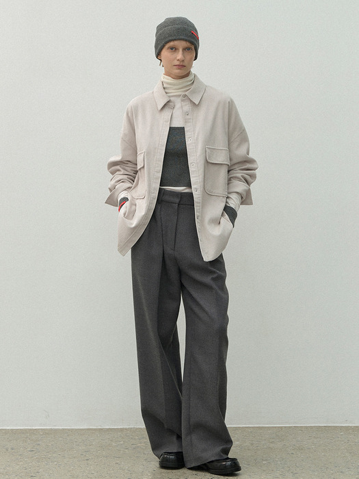 ESSENTIAL CORDUROY SHIRT(BL-4283)