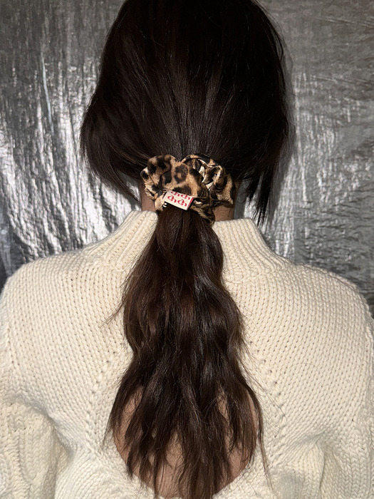 Leopard Scrunchies