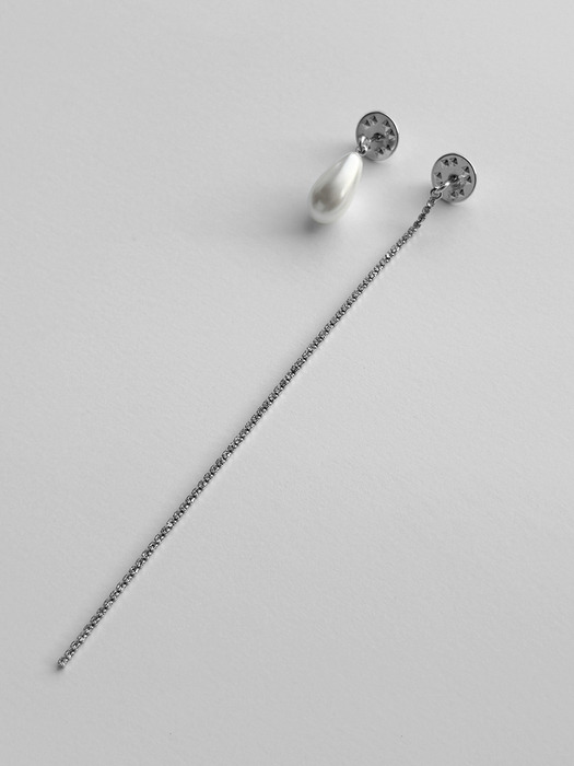 Teardrop Pearl Crystalline Pin(Set)