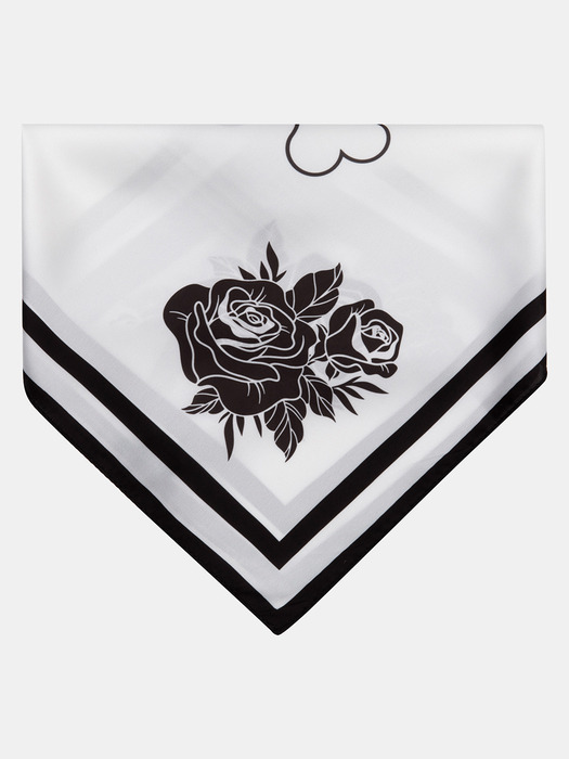 ROSE SKELETON SCARF BLACK 스카프