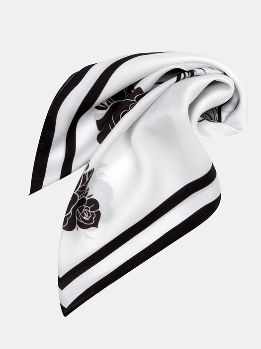 ROSE SKELETON SCARF BLACK 스카프