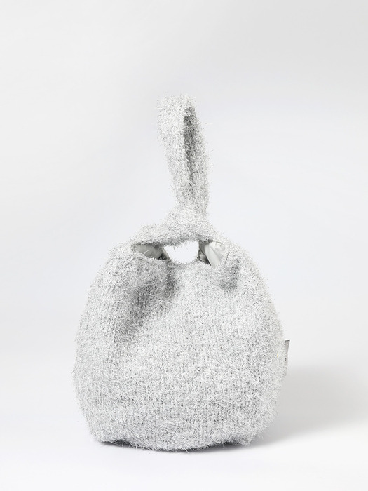 Acrylic Pearl Dumpling Wrist bag _ Silver