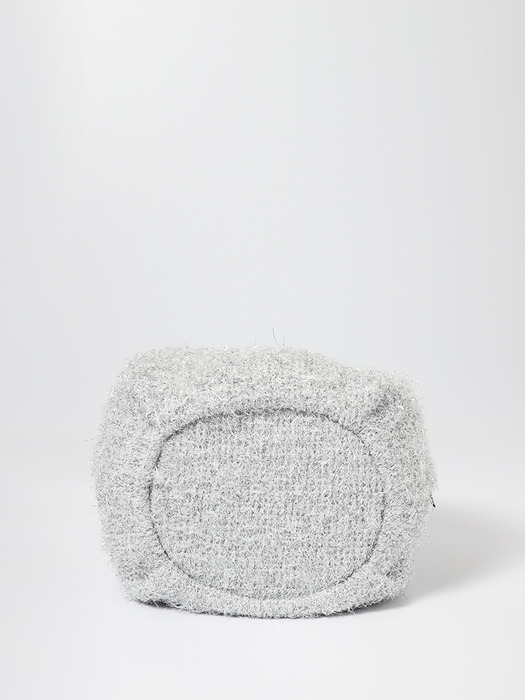 Acrylic Pearl Dumpling Wrist bag _ Silver