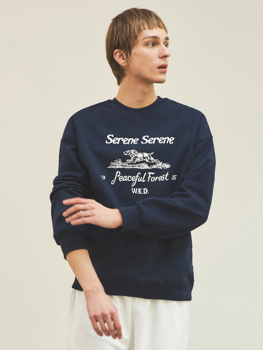 Howl FoxHound Sweatshirt_Navy(W25-TP01)