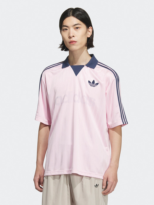関税/送料込★ Adidas Originals Collared Goalie Top ClearPink Adidas Originals Collared Goalie Top Clear Pink - KR Sizing