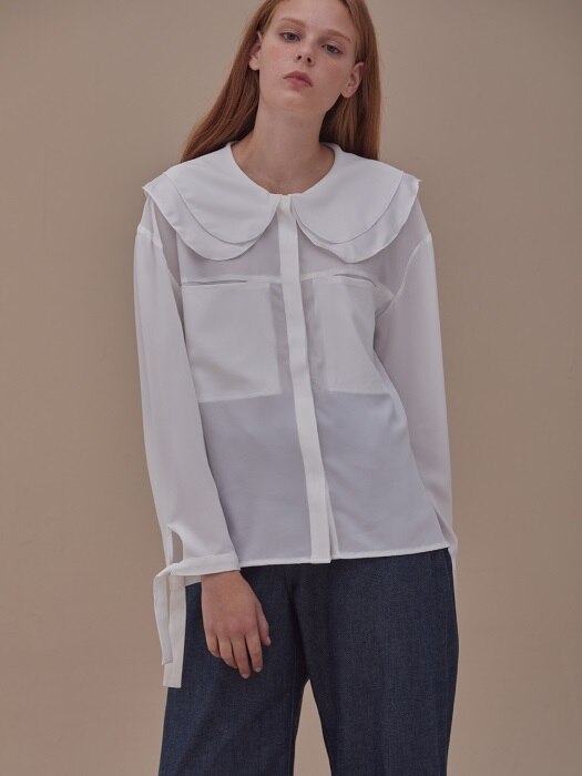 AMELIA BLOUSE-WHITE