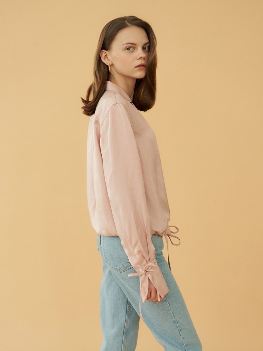 string blouse (pink)