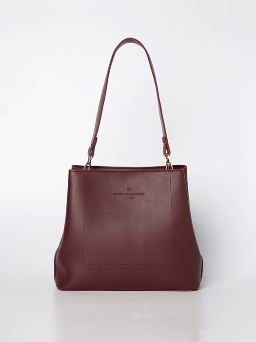 valley cross bag (wine) - D1011WN