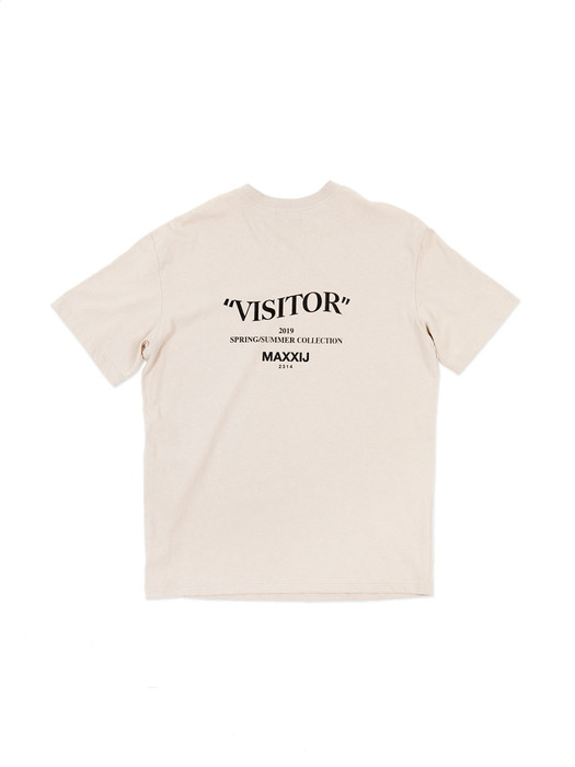Visitor T-shirt Beige (Genderless)