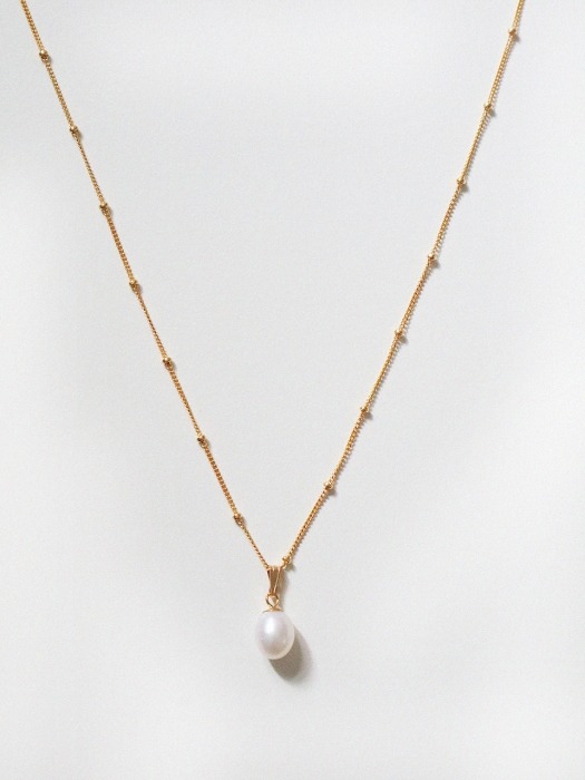 14K Gold-filled Natural Pearl Necklace