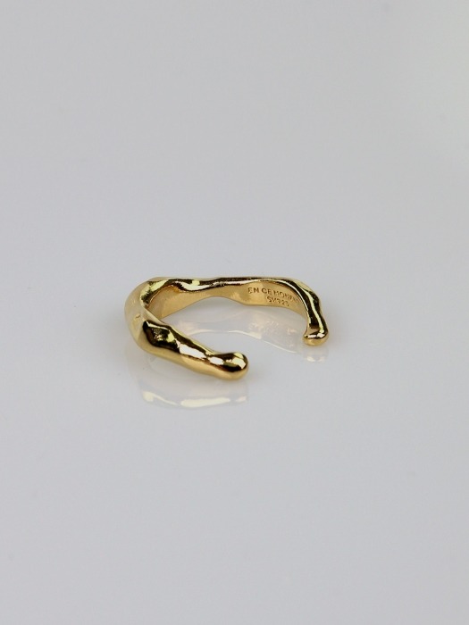 Wave Thin Open Ring