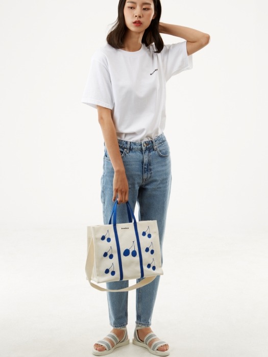 blue cherry canvasbag