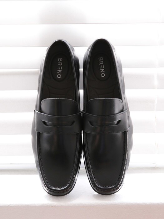 Penny Loafer Soft Black Driving#0110