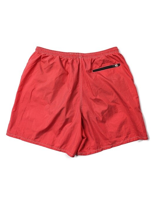 Small Check Mountain Shorts -Red-